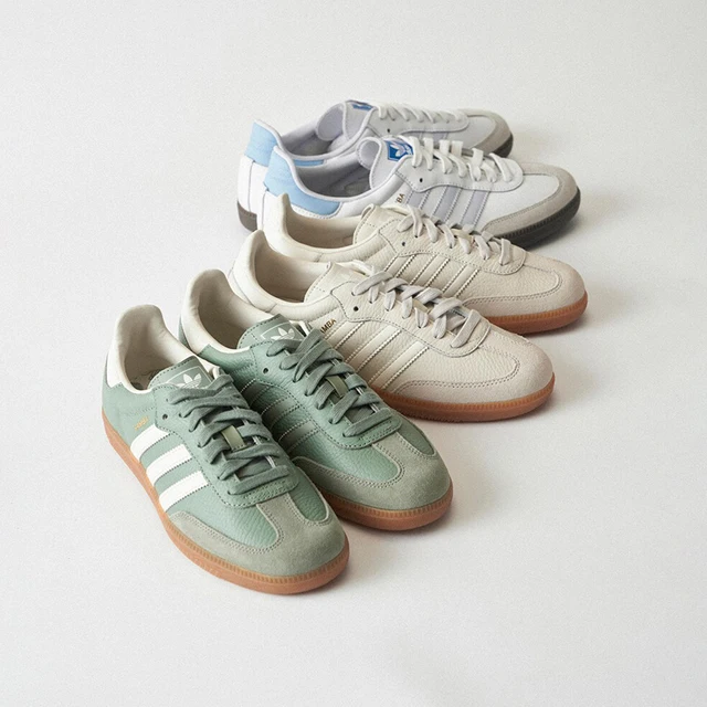 Zapatillas informales Adidas oficiales genuinas de tres rayas SAMBA OG W para mujer IE7011