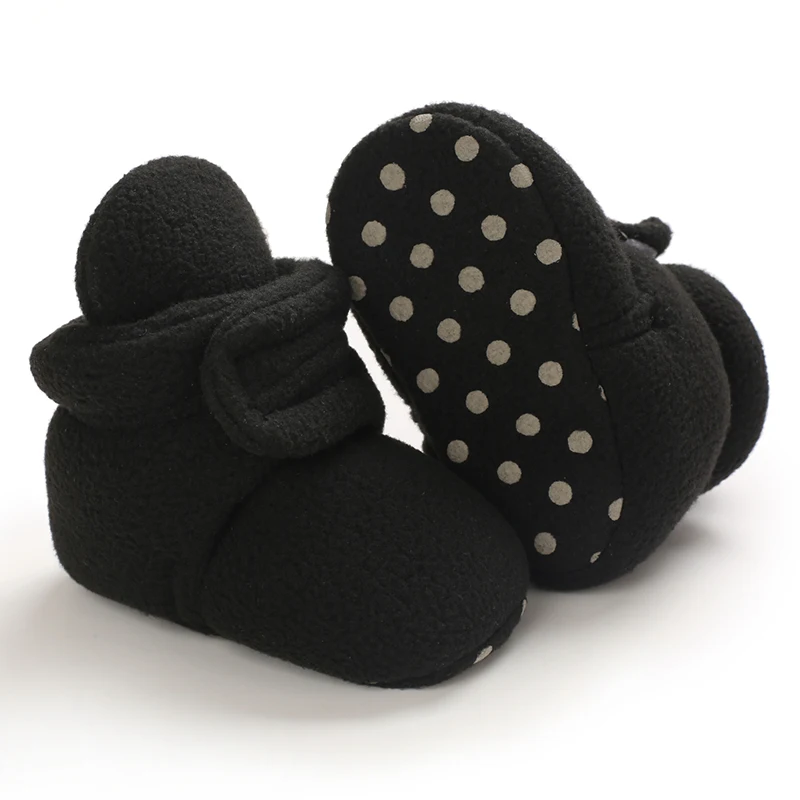 Infant Baby Toddler Shoes Winter Warm Ankle Boots for Girls Cotton Round Toe Booties Boys Snow Boots Kids Soft Fashion Shoes