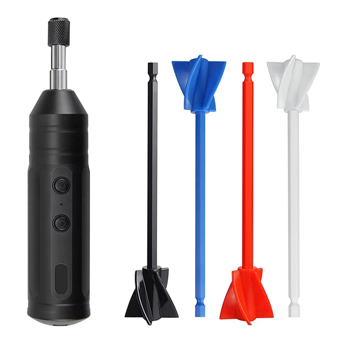 Epoxy Mixer, Handheld Resin Mixing Tools for Resin Stirring-Electric Stirrer Machine with 4Pcs Paddles HOT