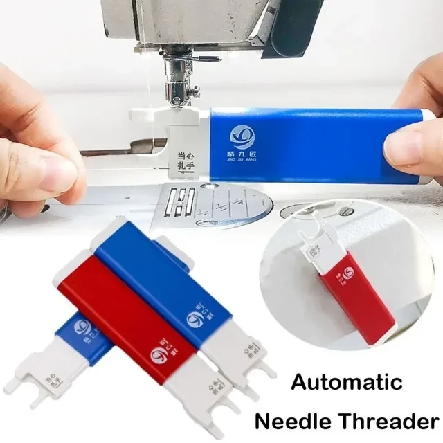 Magnetic Automatic Needle Threader Needle Inserter Quick-Looping Device for Flat Car Sewing Machines Sewing Accessories 1