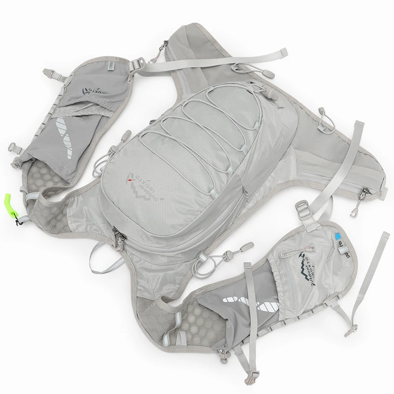 INOXTO Running Vest Backpack 12L Cycling Hydrating Backpack Hiking Outdoor Marathon Hydrating with 1.5L Water Bag