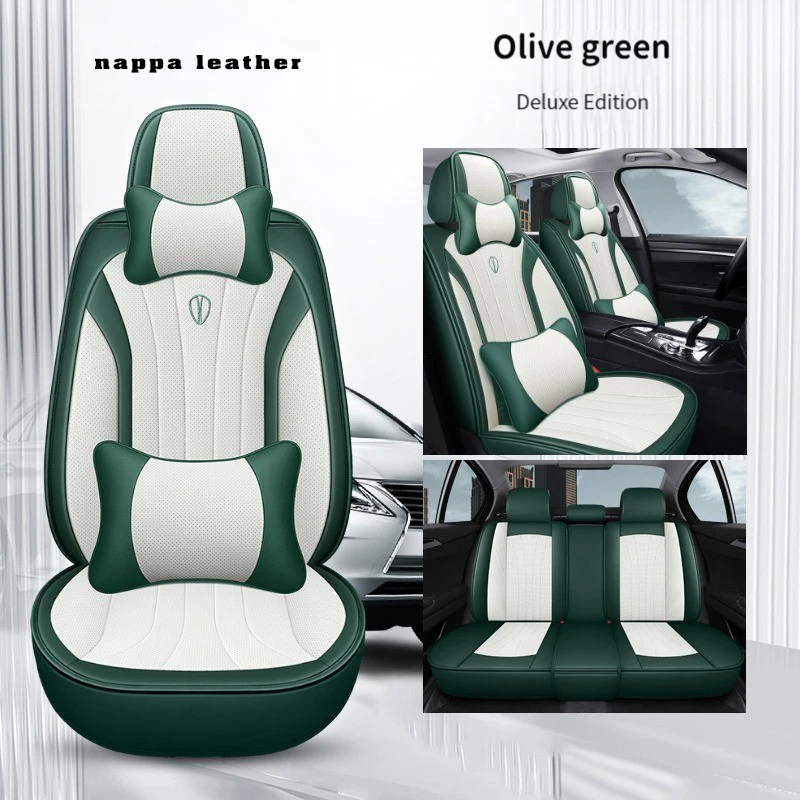 

5 Seats Napa Leather Universal Seat Cover ForVolkswagen POLO Jetta Quest Santana Car Accessories All-inclusive Cushion Protector