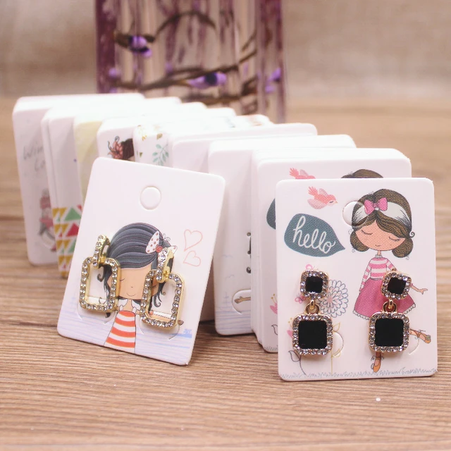 Packaging Card Holder Jewelry  Jewelry Tray Earring Holders - 12pcs Earring  Card - Aliexpress