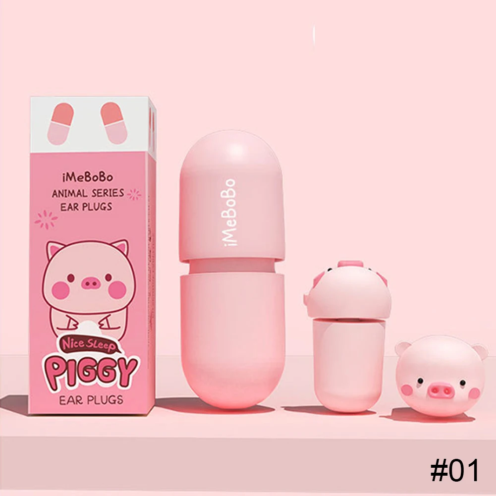 Cartoon Earplugs Soundproof Sleeping Ear Plugs Noise Reduction Ear Plug Oft Slow Rebound Anti Snore Ear Protector Ear Plug Case 5
