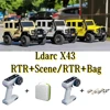 Ldarc Radian X43 1/43 Mini  Remote Control Simulation Off Road Climbing Vehicle Drive Model Car Desktop Toy Climbing set include 6