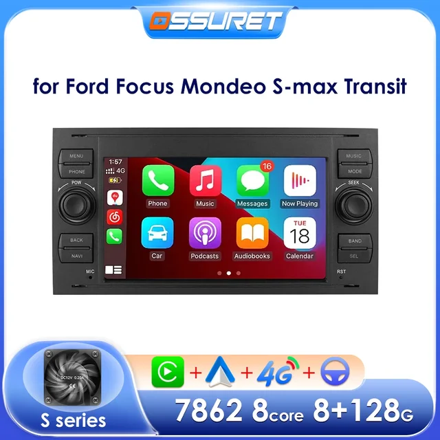 Autoradio Android pour Ford Focus 2007 Mondeo S-max C MAX Kuga Galaxy Fi.C. ATIC ktallergic, Limitation de l'autoradio Carplay 1