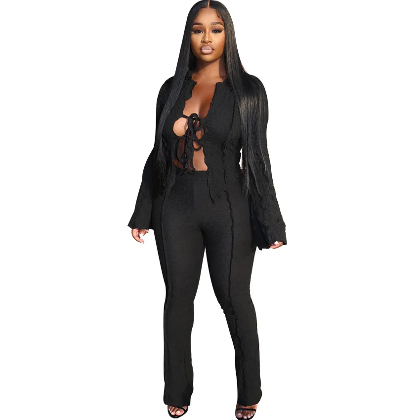 2023 Dashiki Traditional African Two Piece Set Women Africaine Fashion Bodycon Tops And Pants Suits Africa Clothes Matching Sets