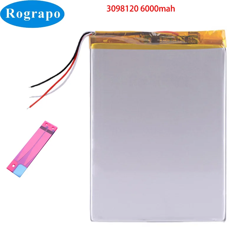 3.7V 6000mAh 3098120 30100120 Tablet PC Battery rechargeable battery
