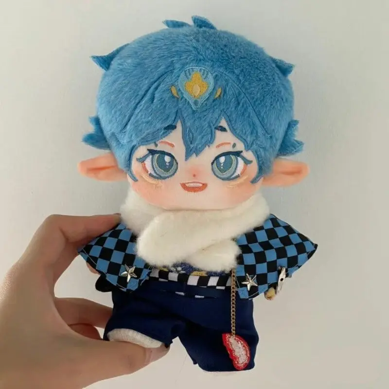 

Оригинальные милые уши QingyiI в виде животных, кавайные синие волосы, монстр, плюшевое тело, плюшевое тело, 20 см, без атрибутов, кукла для косплея, подарок