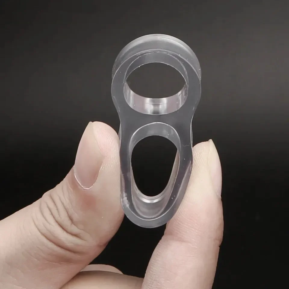 Silicone Door Stopper Wall Protector Door Handle Transparent Bumper Anti Crash Cover Pads Doorknob Protected Shockproof O Rings