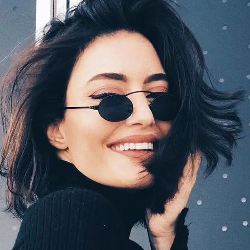 

Arched Single Beam Oval Frame Sunglasses Marine Lens Sunglasses Punk Style Sunglasses Exquisite Fashion Wear Stage Performance