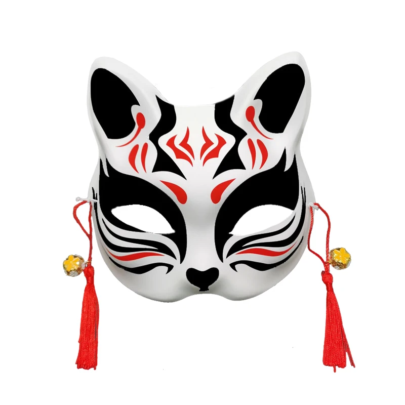 Anime Fox Mask Cosplay Party Prop Japanese Half Face Mask masquerade mask,half face mask