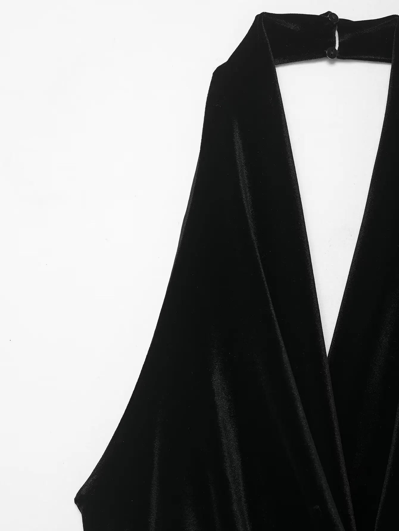 Women Summer Velvet Sexy Backless Short Dress Female V-Neck With Tassel Around The Neck Dress Lady Slim Fashion Chic Mini Dress