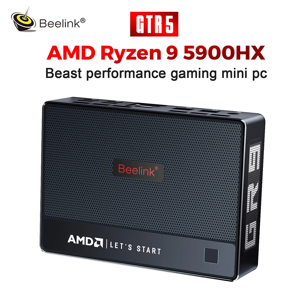 Amd Ryzen 9 5900hx Windows 11 Mini Pc Beelink Gtr5 R9 Wifi 6e Ddr4 32g