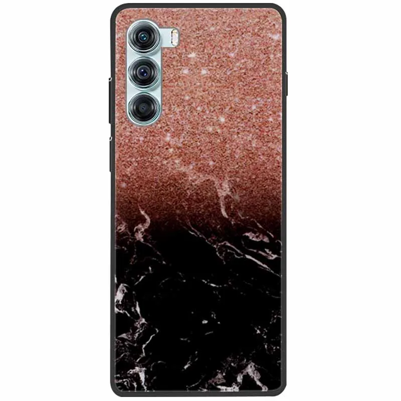 Sleek Black Silicone Protective Case with Soft Cover and Cute Design
