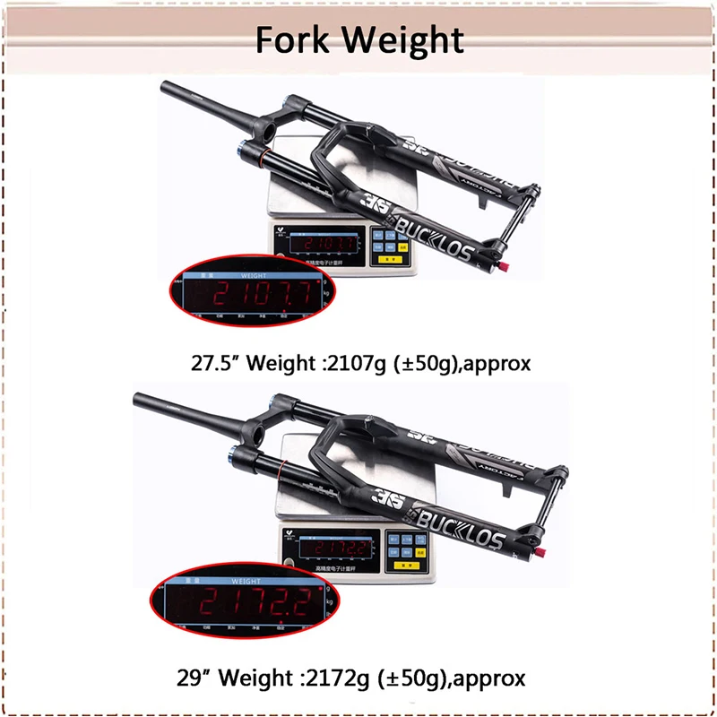 Downhill MTB Suspension Air Front Fork 27.5/29er Boost 15x110mm