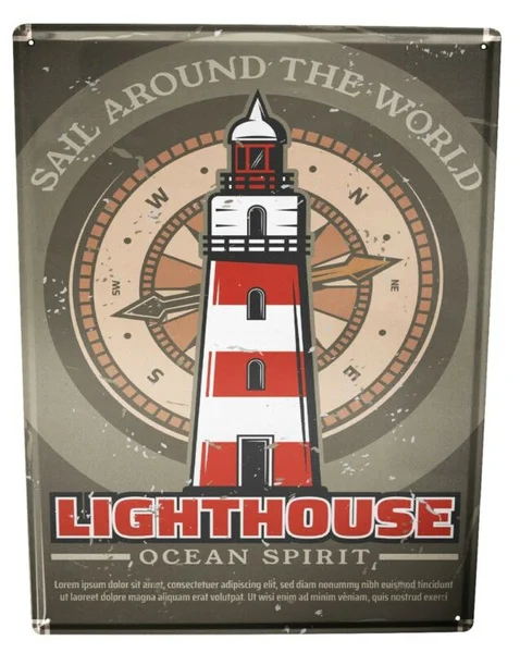 Cartello De Estol Xxl, Faro De Barco De Cocina