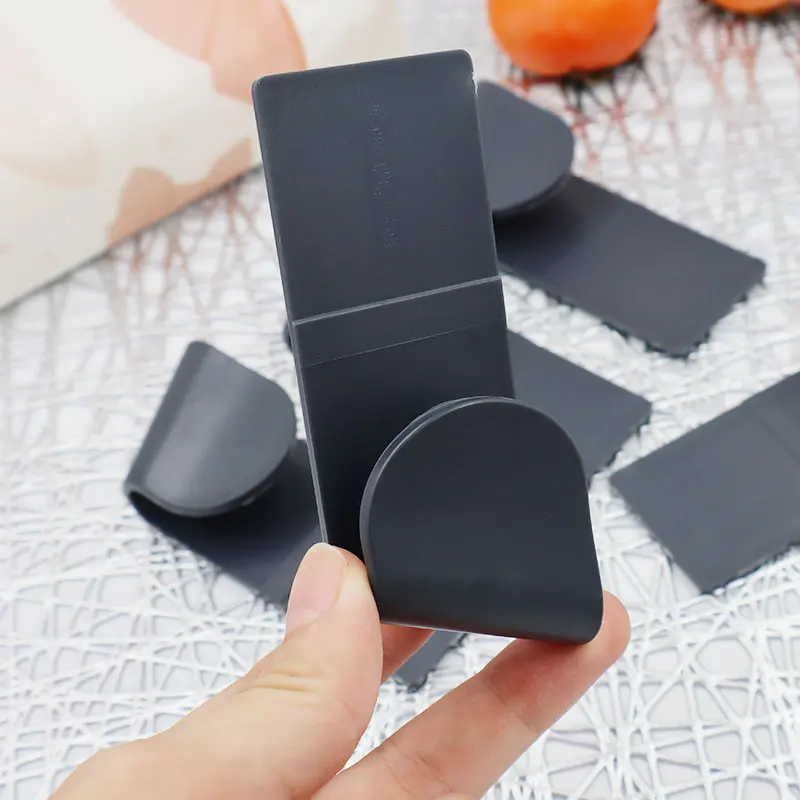 6pcs/Set Pot Lid Holder Wall-Mounted Hanging Holder for Pan Pot Cover Rack Plastic Kitchen Storage Rack Kitchen Organizer 4