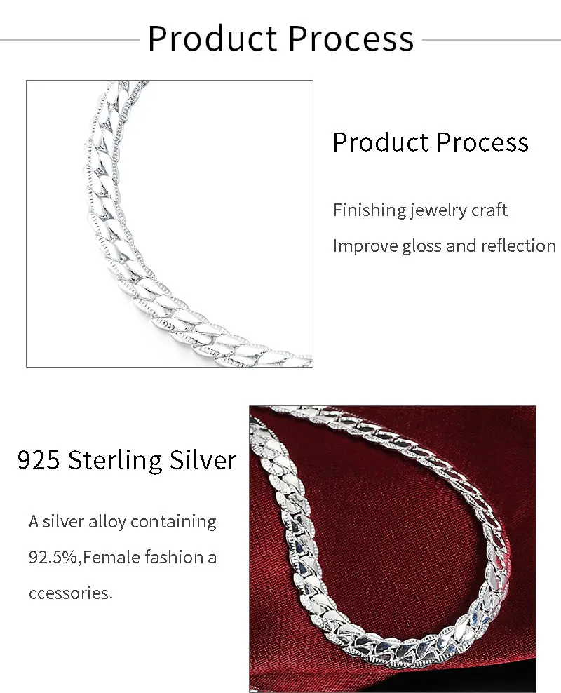 6mm Full Sideways Necklace