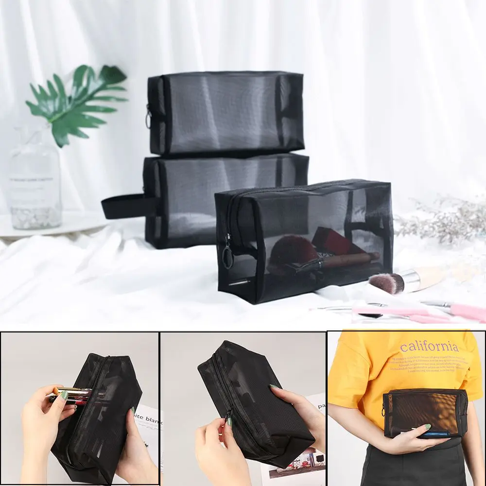 

Туристическая косметичка для путешествий, сетчатый Органайзер