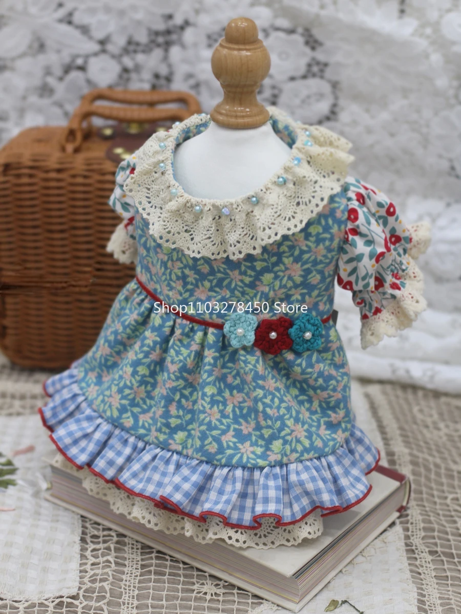 

Dog Spring Clothes Pet Skirt Cat Princess Clothing