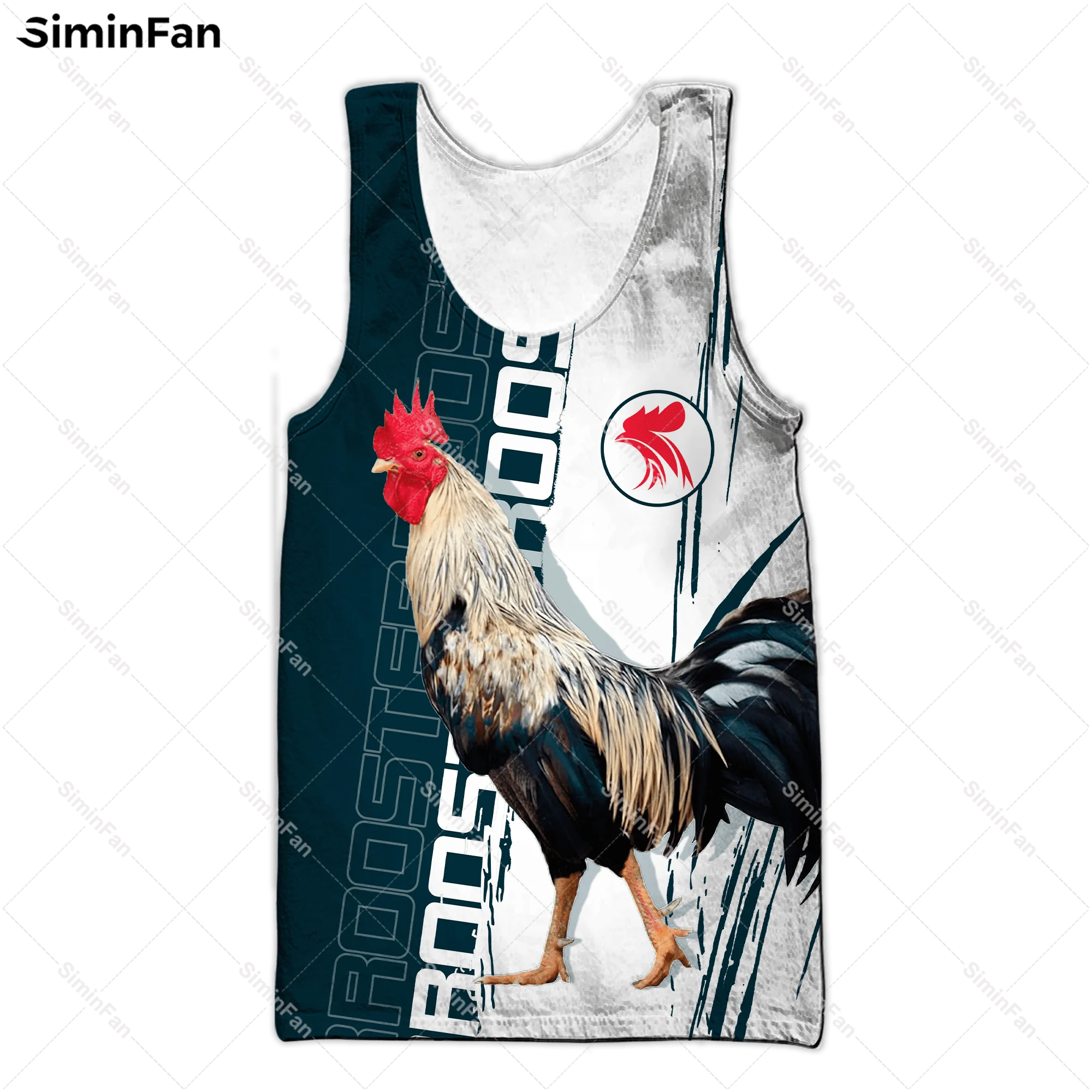 

Mexican Rooster 3D All Over Printed Tank Tops Casual Vest Men Summer Sleeveless Tee Shirts Unisex Female Hawaiian Undershirt