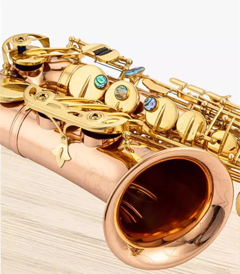 Professional Best Quality A-902 Alto Saxophone E-Flat Sax Alto Mouthpiece Ligature Reed Neck Musical Instrument