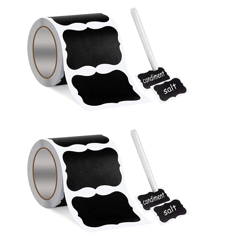 

Новые этикетки для классной доски волнистой формы, стираемые многоразовые прямоугольные наклейки для классной доски с 2 жидкими меловыми ручками, 300 шт.