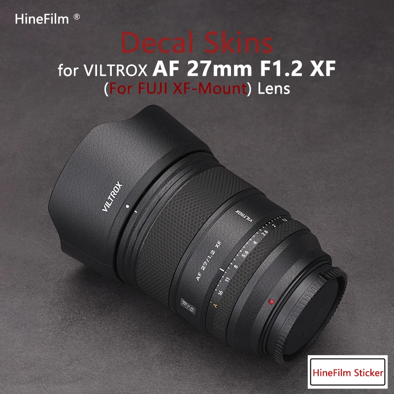 

Viltrox AF27 F1.2 XF Mount Lens Skin 27 1.2 Protective Cover Film for Viltrox AF 27mm f/1.2 XF Pro Lens Premium Decal Skin