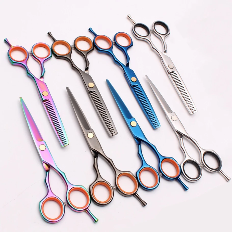 55ProfessionalHairdressingScissorsCuttingThinningShearsBarber