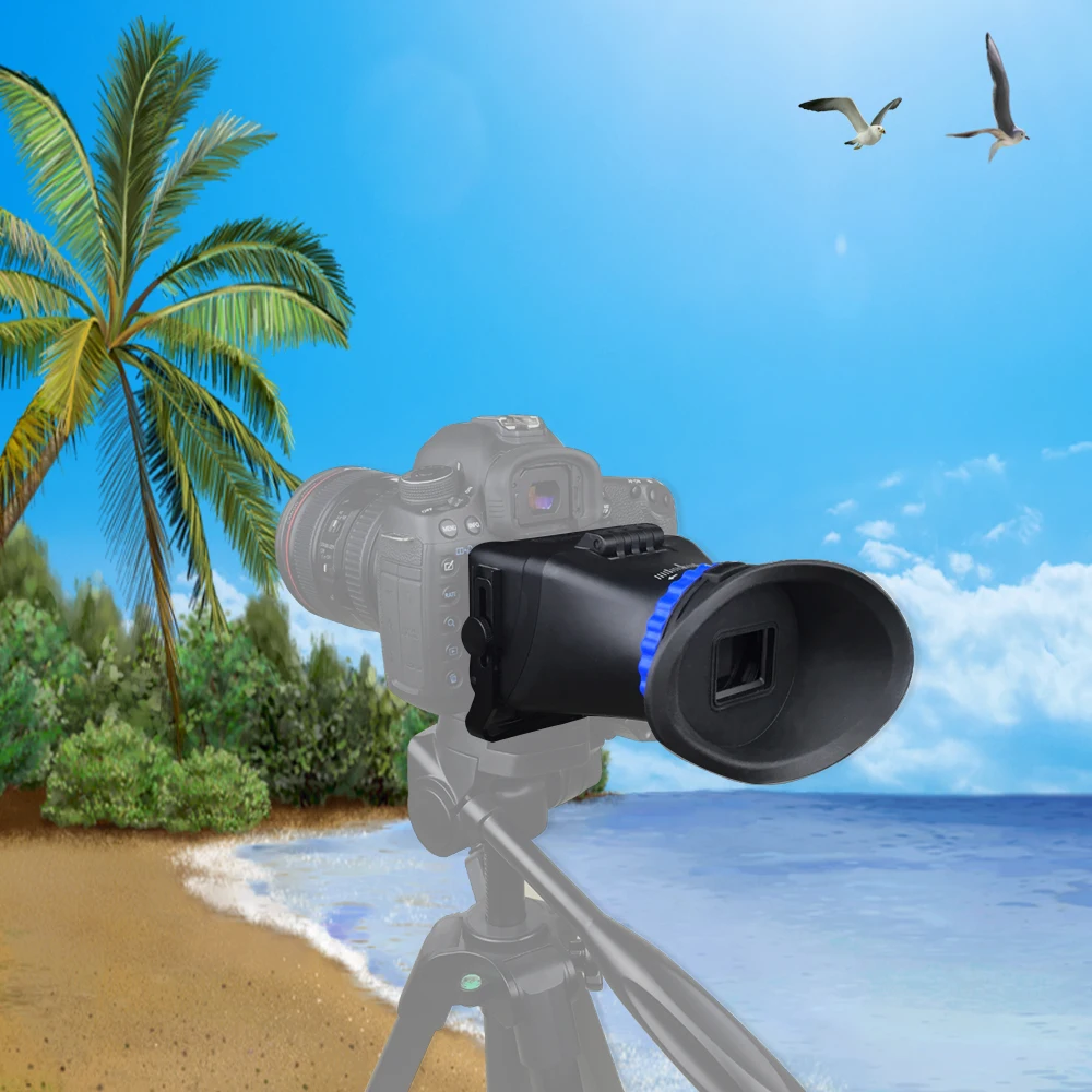 Description Picture 2 of itemSeafrogs Universal 3.0X LCD Viewfinder 3 inch 3.2 inch flip LCD screen 3 magnification viewfinder for Iconic Brand Nikon Iconic Brand Olympus