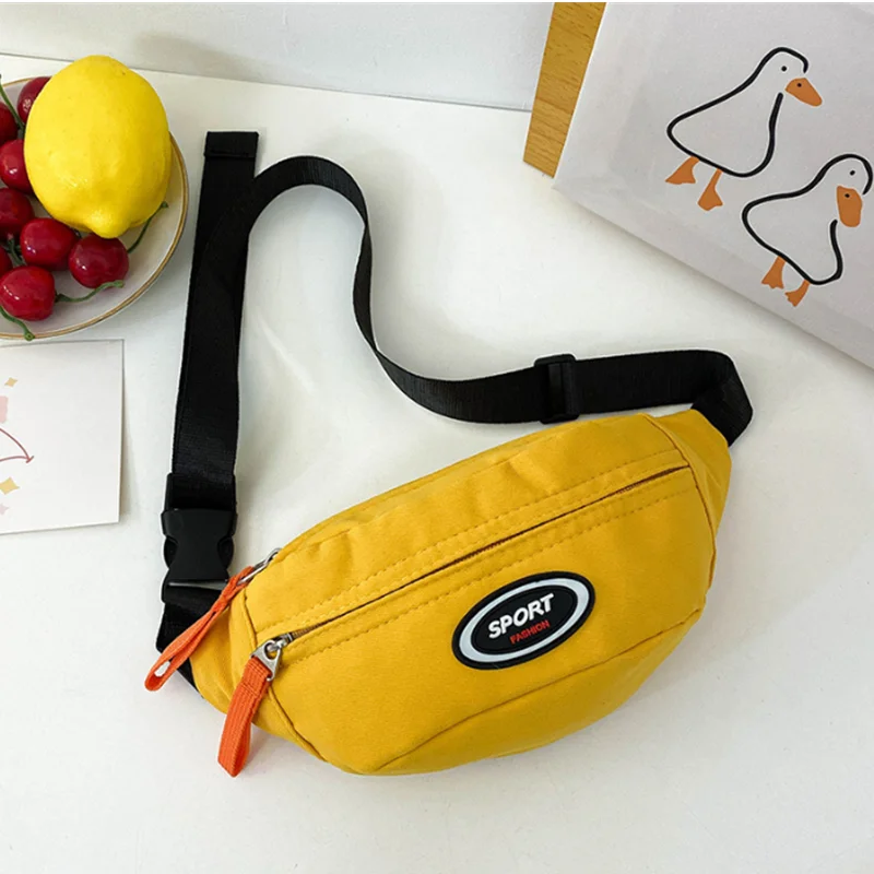 Cute Children Waist Bag High Quality Canvas Belt Bags Designer Crossbody Chest Bag Female Solid Fanny Pack Hip Purse S99208f65a708498189d44bdc268b3cbeg