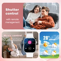 Smart watch, customizable dial, multiple sports modes, answer/make calls, message reminders, suitable for both men and women - Image 5