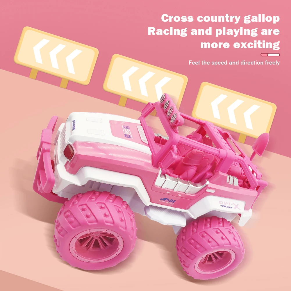 子供用のリモコン付きピンクのおもちゃの車,ラジコンカー,電気