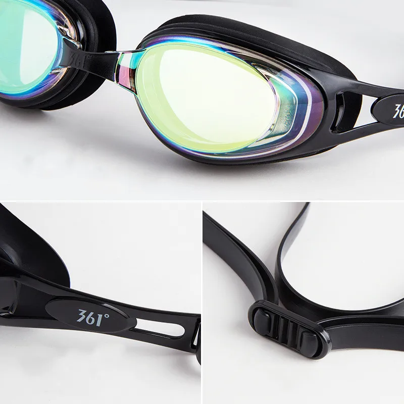 361 Swimming Goggles HD Waterproof Anti Fog Mirror Adjustable Silicone Diving Glasses Professional Beach Equipment