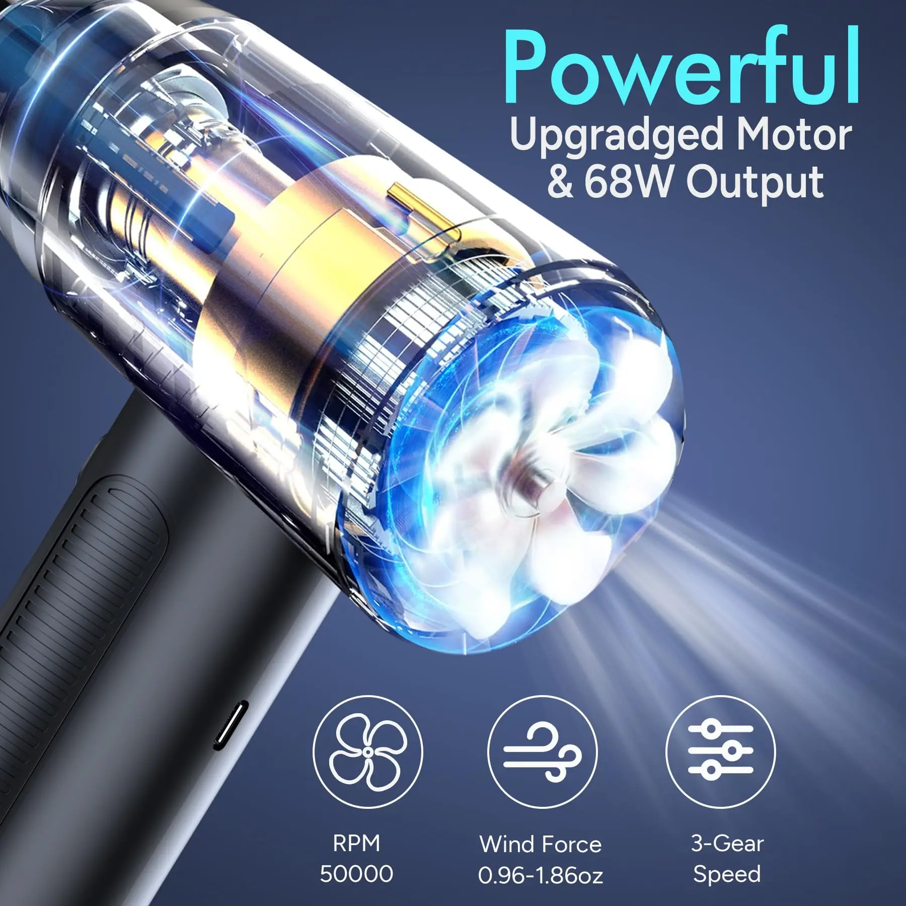     LED ÷,  3   ǳ, ǻ Ű  û ŰƮ, 50000RPM