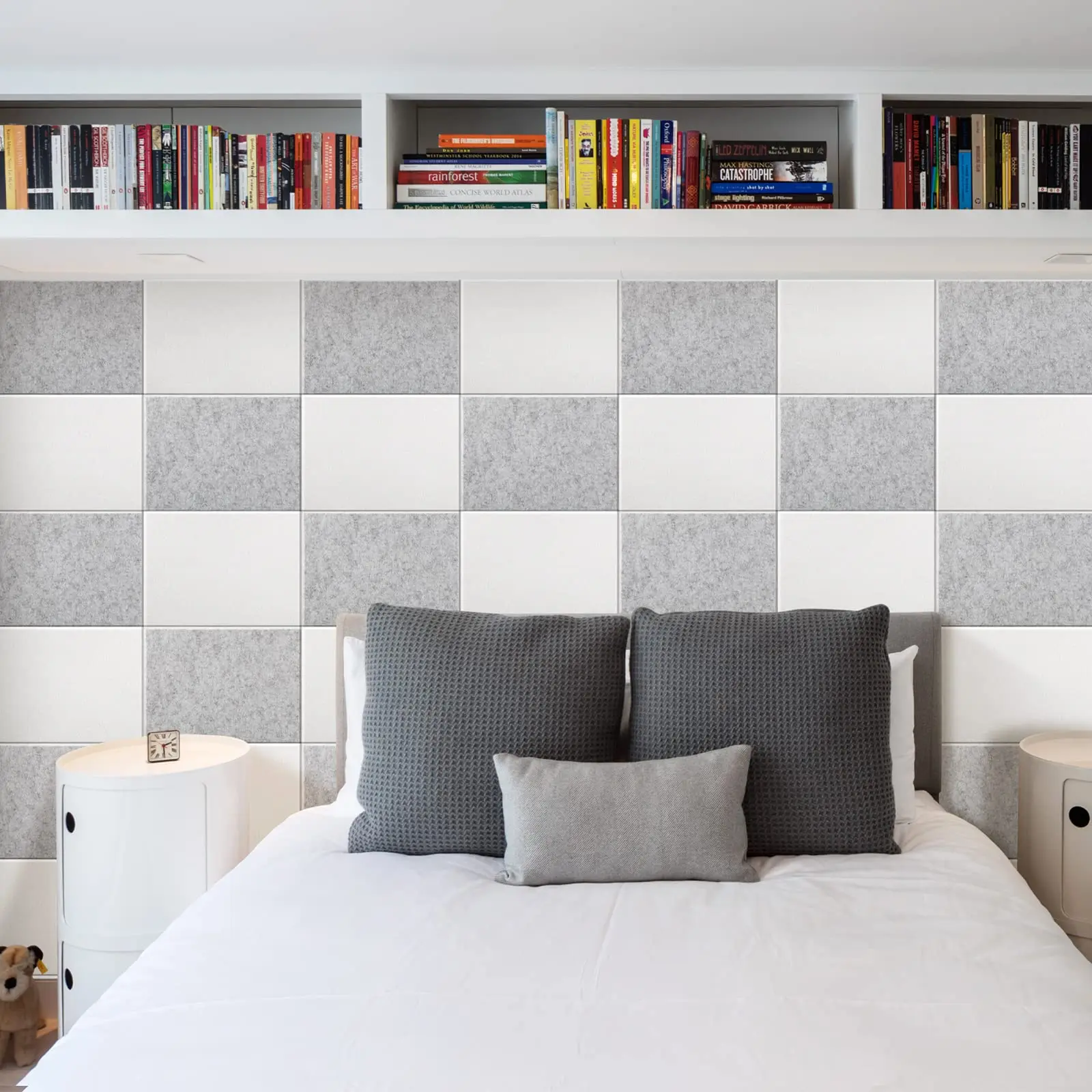 Pannelli Fonoassorbenti 30x30x2,5 Cm - Set Di 12, In Schiuma Poliuretanica, Autoadesivi - Foto 5