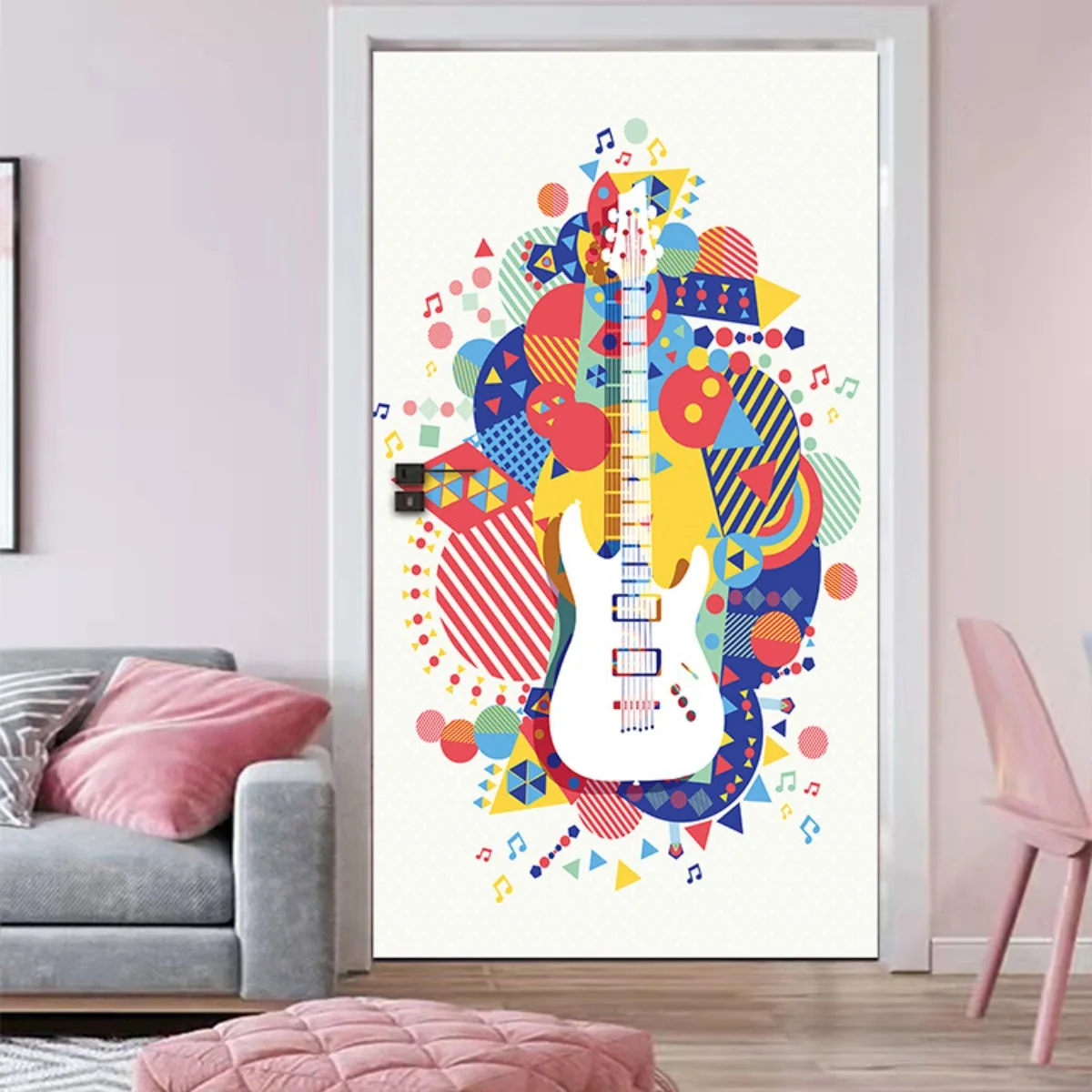 Autocollants De Porte Perfectionnés Auto-adhésifs,décalcomanie De