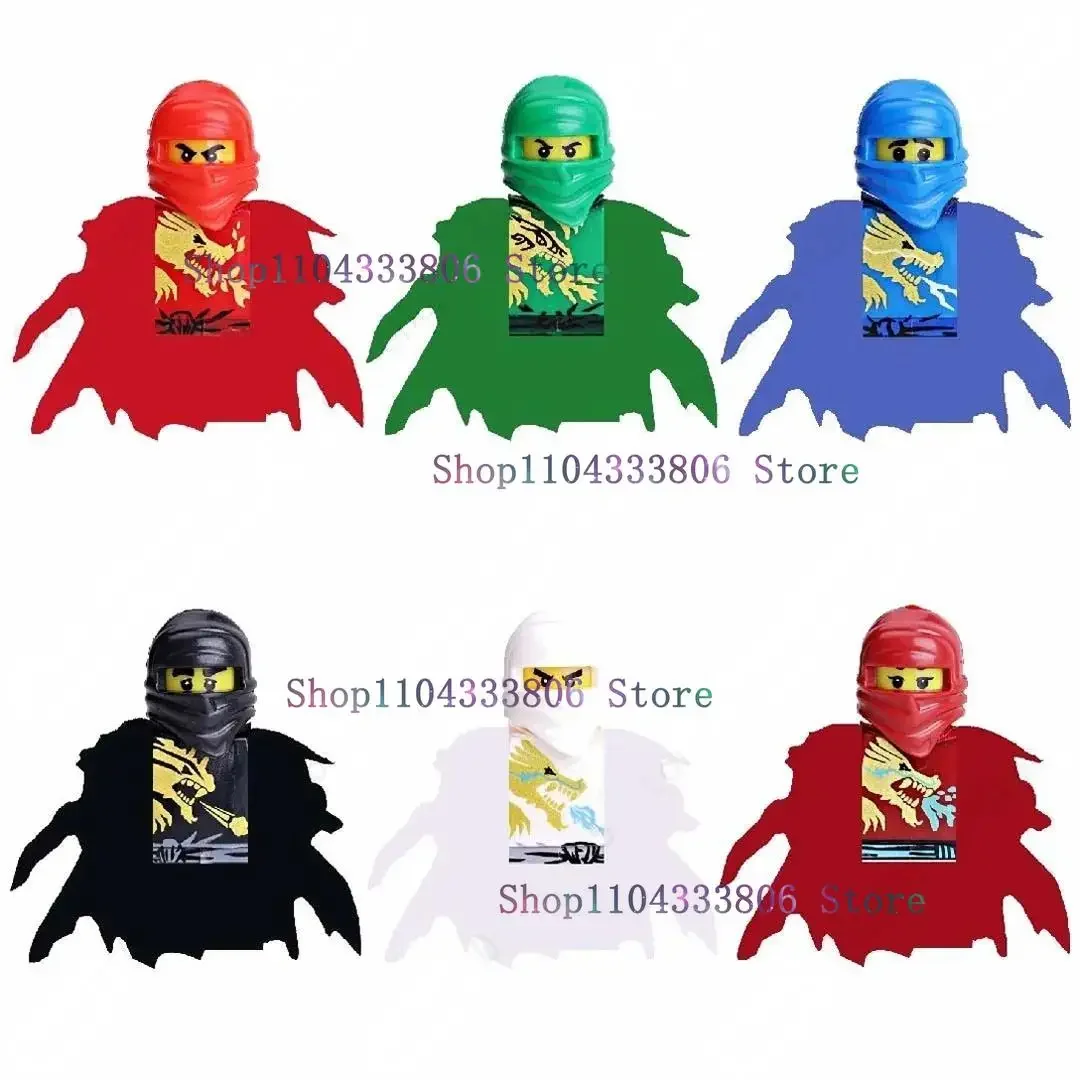Anime Cartoon Ninja Toy Dolls Building Block Toys Model Children Gifts Craft Toys