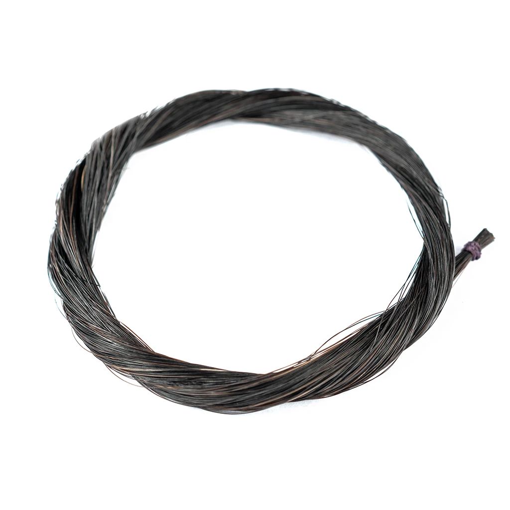 LOMMI 32 Inch Mongolian Horsehair Violin/Viola Bow Hair For Carbon Fiber Violin Bow Brazilwood Pernambuco Cello Double Bass Bow