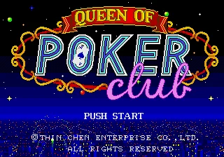 

New Arrival Queen Of Poker Club 16bit MD Game Card For Sega Mega Drive For Genesis