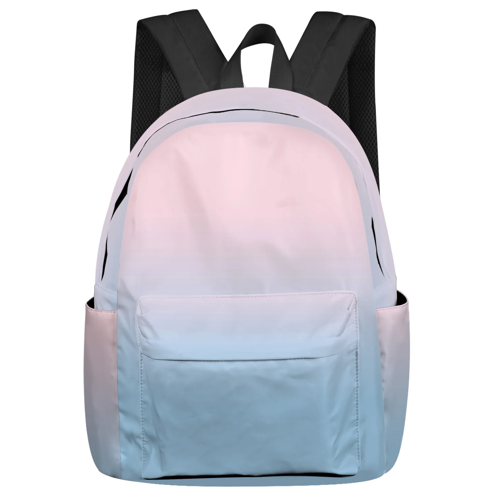 

Blue Pink Gradient Backpack School Bags For Teenager Girls Bookbag Men Backbag Shoulder Bag Laptop Mochila