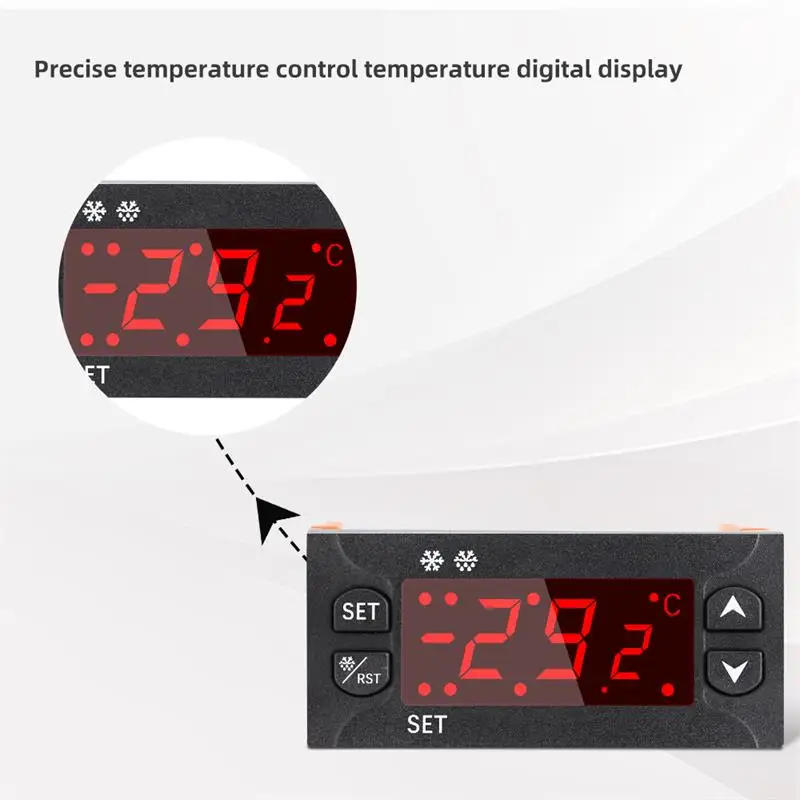 디지털 온도 조절기 ETC-512B 온도 조절기 습도 측정기 12V 24V 220V 냉각 온도 조절기