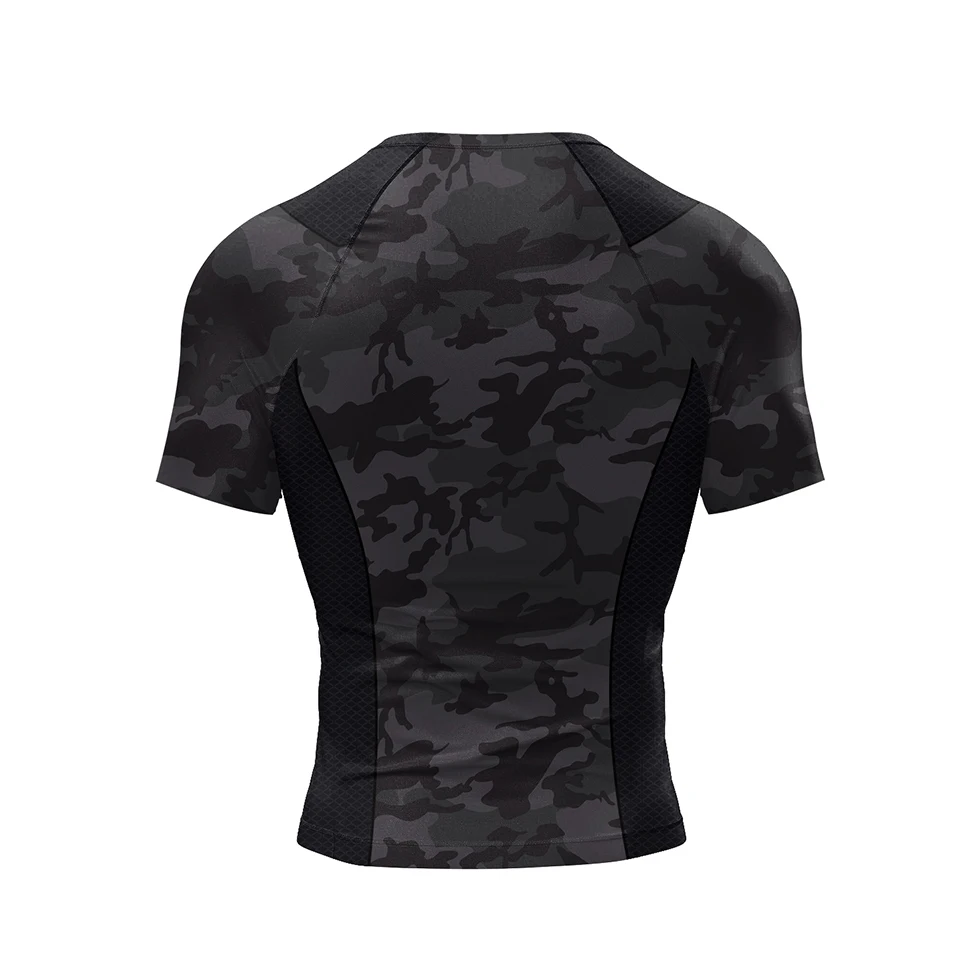 Mens Black No Gi BJJ Jiu Jitsu Set - MMA Shorts  Compression Rashguard