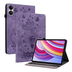 Premium Leather Tablet Stand Cover - Elegant PU Leather Protection for Xiaomi Pad 8 Pro (Purple)