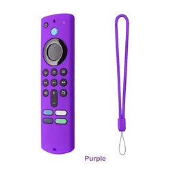 Glow-in-the-Dark Silicone Protective Remote Cover (Purple)
