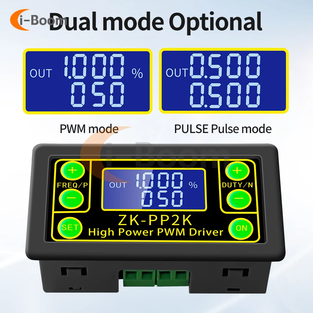 ZK-PP2K cycle delay drive module PWM motor governor frequency duty cycle adjustable module pulse frequency cycle 1Hz-150KHz 2