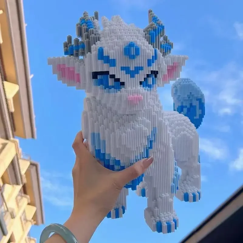 37CM 새로운 Ruishou Baize 중국 스타일 빌딩 블록 작은 입자 성인 조립 3D 퍼즐 장식품