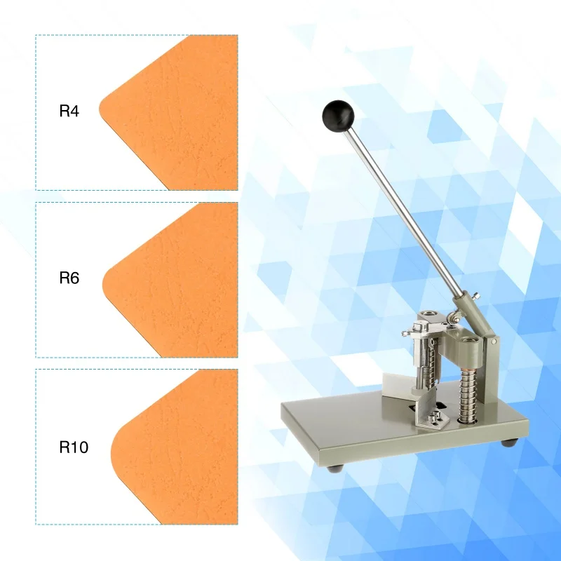 Máquina de Canto de Papel Comercial Resistente Manual r6 R10 a3 Aço para Cortar o Cartão de Papel do Pvc Escritório Fábrica de Negócios - Imagem 3