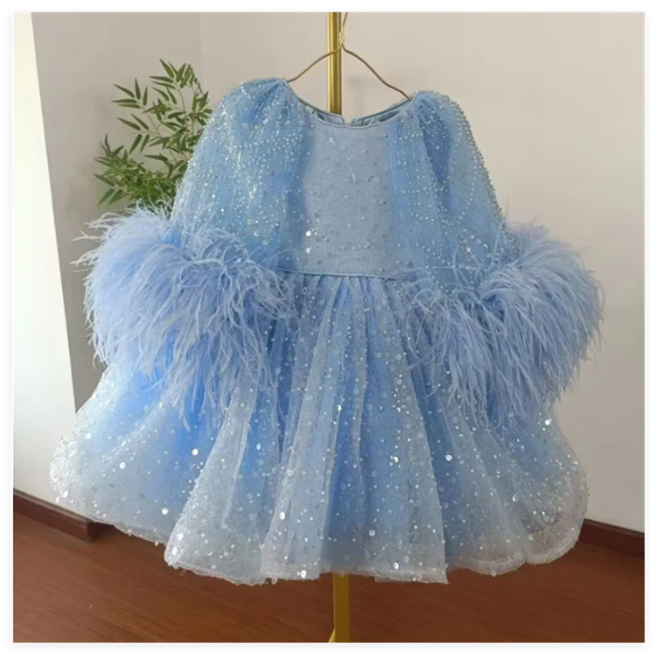 Foto de Vestido Tutu Para Meninas - Tule Com Lantejoulas Para Festas